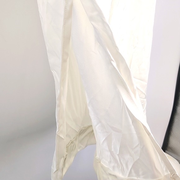 Vintage Berkliff 100% Nylon White Half Slip Stretchy Long Side Slit Size Large - Picture 3 of 5